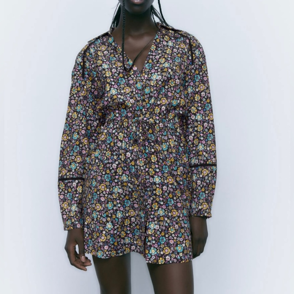 ZARA Shirt Dress NWT M
